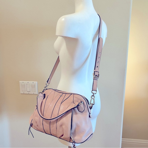 Oryany NWOT Trina Leather Bag in Misty Rose Satchel Crossbody Zipper Closures - Picture 9 of 9